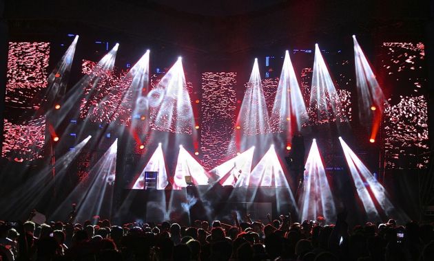 Alquiler iluminacion profesional conciertos